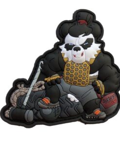 HIWEZ Workout Xfit Fitness Panda WOD Morale Patch PVC Airsoft Hook Loop