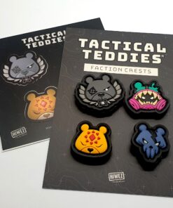 LIMITED STOCK! Hiwez Tactical Teddies Fraction Crest PVC Patches