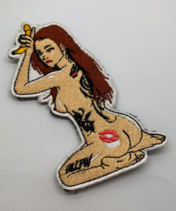 Sexy Girl with Banana and Tattoos Patch
