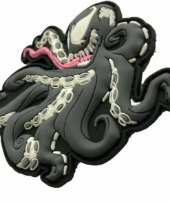 Octopus Symbionpus Venom PVC Airsoft Hook Loop Morale Patch