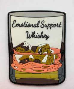 Premium Emotional Support Whiskey PVC Morale Patch