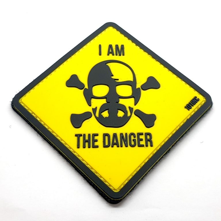 I Am The Danger Tactical Morale PVC Patch Funny Airsoft Paintball Velcro Just For Patches