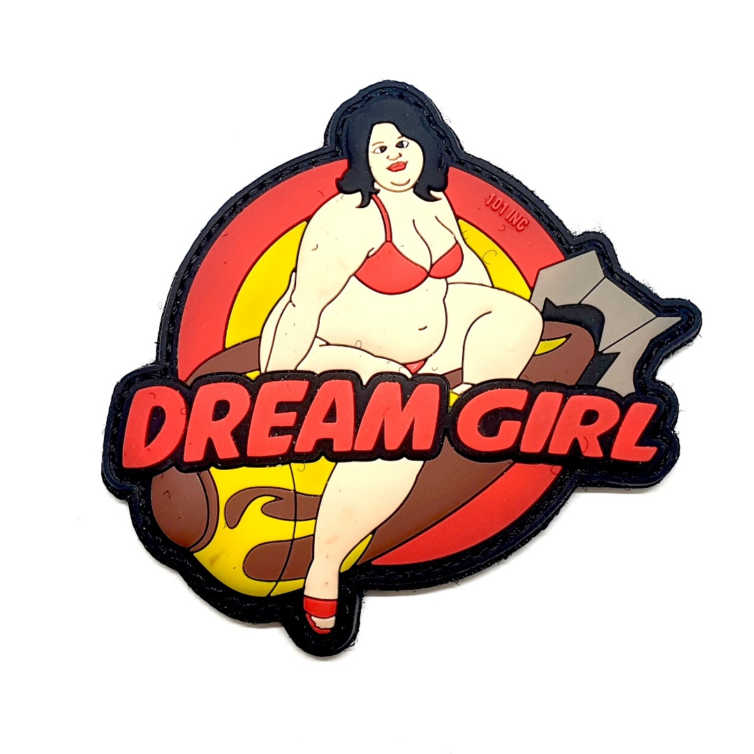 Dream Girl Tactical Morale PVC Patch Funny Airsoft Paintball Velcro – Just  For Patches