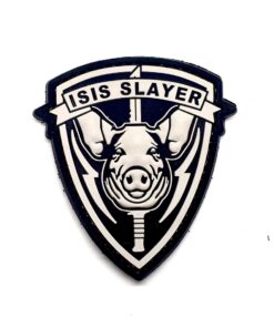 ISIS Slayer Morale Patch Pig Tactical PVC Airsoft
