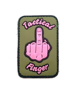 Tactical Finger PVC Patch #214