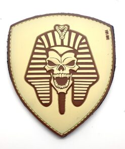 Egyptian Pharaoh Mummy Tactical Morale PVC Patch Funny Airsoft Paintball
