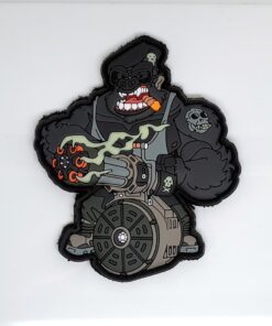 Hiwez Gorilla Minigun 3D PVC Patch #H013