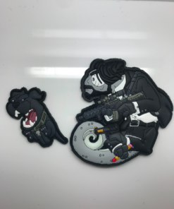 HIWEZ Tactical Chameleon John Wick and Pooch PVC Airsoft Hook Loop Morale Patch