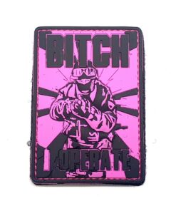 B**CH I Operate Patch PVC Pink #139