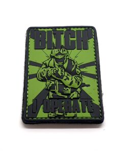 B**CH I Operate Patch PVC Green #139