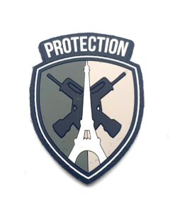 Protection Paris PVC Patch (Black/Grey)