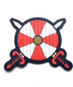 Viking Shield & Swords PVC Patch #240