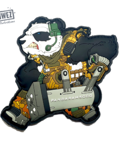 Hiwez Pixiu Panda Ram PVC Patch