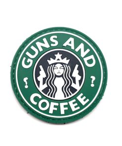 Guns and Coffee Tactical Morale PVC Patch #192
