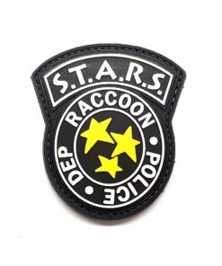 Stars Raccoon Police Dept PVC Patch (Black) #070
