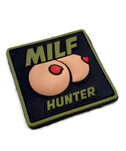 Milf Hunter PVC Patch (Green) #053