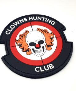 Clowns Hunting Club Red PVC Patch #037