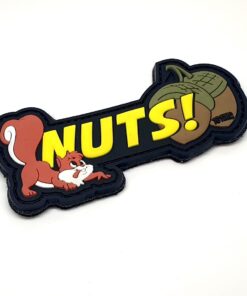 Nuts Squirrel Tactical Morale Hook Loop PVC Patch #013a