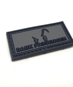 Dark Passenger Tactical Morale PVC Patch Funny Airsoft Paintball