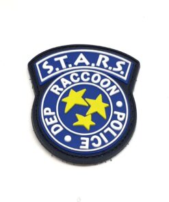 Stars Raccoon Police Dept PVC Patch (Blue) #070