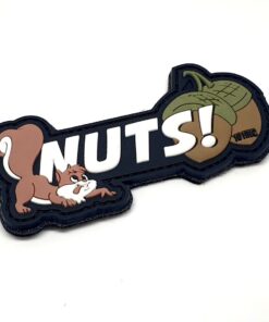 Nuts Squirrel Tactical Morale Hook Loop PVC Patch 013b