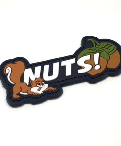 Nuts Squirrel Tactical Morale Hook Loop PVC Patch 013c