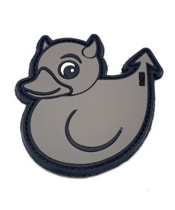 Devil Duck PVC Patch Grey - #025C