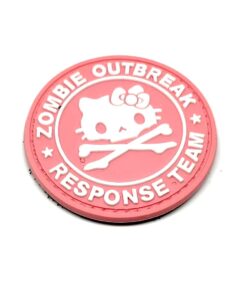 Hello Kitty Zombie Outbreak Response Team PVC Patch Pink - #027