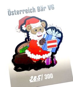 Osterreich Bar V6 Santa Bear PVC Patch
