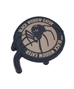 Black Widow Eater PVC Patch Black #031