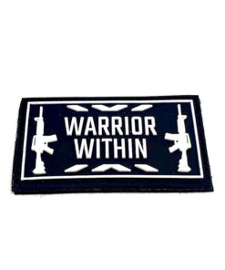 Warrior Within PVC Patch (Black) #064