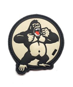 Godzilla PVC Patch (Light Grey) #074