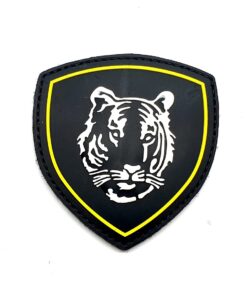Russian Tiger Shield Tactical Morale PVC Patch Funny Airsoft Paintball Velcro
