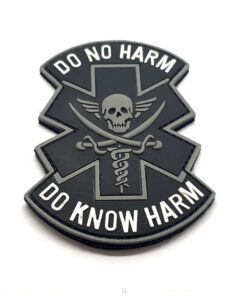 Do No Harm Morale Tactical PVC Patch Funny Airsoft Paintball