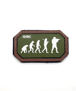 Evolution of Airsoft Tactical Morale PVC Patch Funny Airsoft Paintball #175