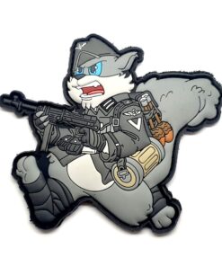 HIWEZ German WW2 Squirrel PVC Airsoft Hook Loop Morale Patch #H013