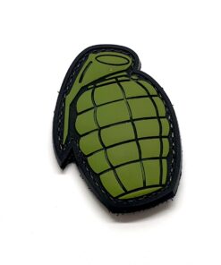 Green Grenade PVC Patch #131