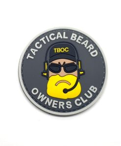Tactical Beard Owners Club PVC Patch (Black) #191