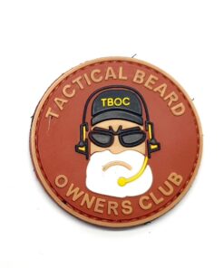Tactical Beard Owners Club PVC Patch (Red) #191