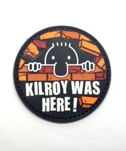 Kilroy Was Here Airsoft Morale PVC Patch #190
