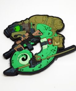 HIWEZ Helikon-Tex Tactical Chameleon Jungle PVC Airsoft Hook Loop Morale Patch