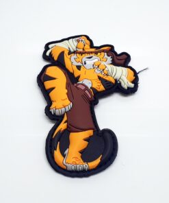 HIWEZ Muay Thai Fighting Tony Tiger Dad PVC Airsoft Hook Loop Morale Patch