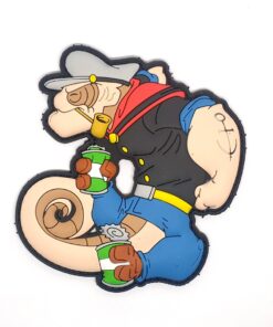 HIWEZ Tactical Chameleon Popeye PVC Airsoft Hook Loop Morale Patch