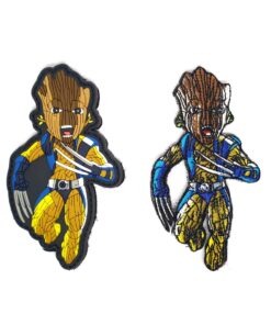 Wolverine Groot PVC & Embroidered Patch Set