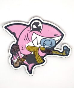 Tactical Baby Shark PVC Patch Pink #253
