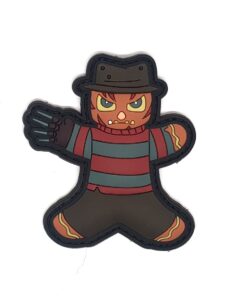 Patch Lab Gingerbread Man Helloween Nightmare Killer PVC Patch