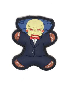 Patch Lab Gingerbread Man Helloween Saw Billy Horror PVC Patch