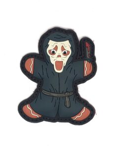 Patch Lab Gingerbread Man Helloween Scream PVC Patch