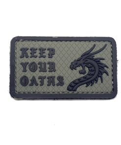 Keep Your Oaths PVC Patch Grey #172