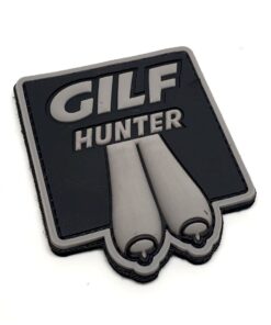 GILF Hunter PVC Patch (Grey) #054